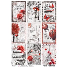 Papel de Arroz A4 Loveling Mini Cards