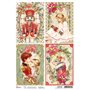 Papel de Arroz A4 Nutcracker cards