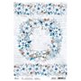 Papel de Arroz A4 Winter Wreath