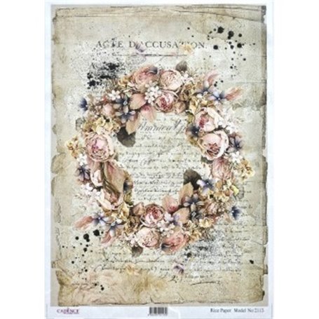 Papel Arroz CADENCE PAD2113 DreamArt A3 