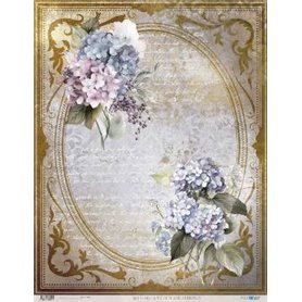 Papel De Arroz La Petite Vie En Fleurs Hydrangeas IV 54x70cm