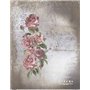 Papel De Arroz La Petite Vie En Fleurs Roses V 54x70cm