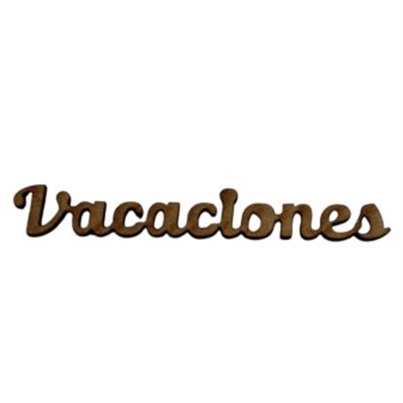 Palabra Vacaciones 10x1,5mm.