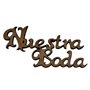 Frase Nuestra Boda 7x3,5cm.