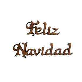 Frase Feliz Navidad 1x8cm aprox.