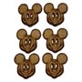 Botones DM Ratoncito Riendo 3cm. 6 Und.