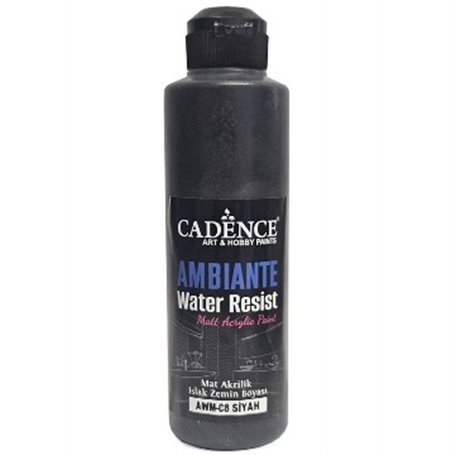 Pintura Ambiente Water Resist Metal Black 250ml + Catalizador