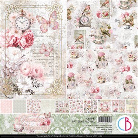 Coleccion Ciao Bella "Timeless Moments" Paper Pad 12"x12"