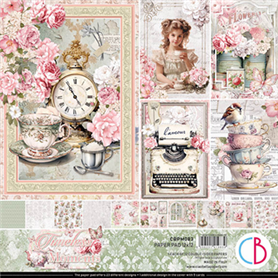 Colección Ciao Bella "Timeless Moments" Paper Pad 12"x12"