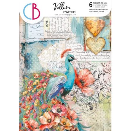 Papel Vellum Vitela Majestic Dream A4 6 Hojas