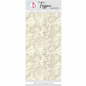 Tissue Paper Antique Linen Lace 69x49cm