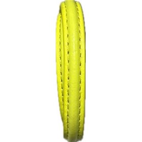 Cordon Simil Media Caña Fluor Amarillo 5x10mm (precio cm.)