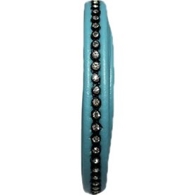 Cordon Simil Con Strass Azul 10mm (precio cm.)