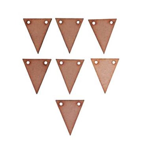 Set 7 Banderines Triangular 3x4 cm.