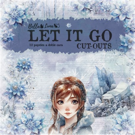 Colección "LET IT GO CUT-OUTS" 20X20.