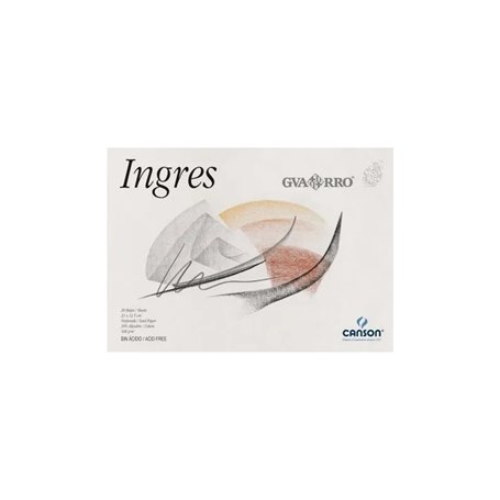 INGRES Bloc dibujo  23x32,5cm 108gr 20hojas