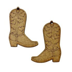 Cojunto Silueta DM Botas Cowboy 3x4,5cm