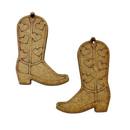 Cojunto Silueta DM Botas Cowboy 3x4,5cm