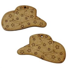 Cojunto Silueta DM Sombrero Cowboy 5x3cm