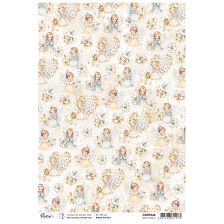 Papel de Arroz A4 Dulces angelitos