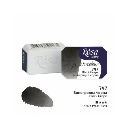 Acuarela ROSA GALLERY Black Grape 747 2,5ml