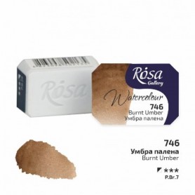Acuarela ROSA GALLERY Burnt Umber 746 2,5ml