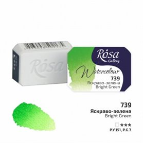 Acuarela ROSA GALLERY Bright Green 739 2,5ml
