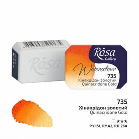 Acuarela ROSA GALLERY Quinacridone Gold 735 2,5ml