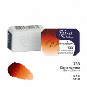 Acuarela ROSA GALLERY Burnt Siena 733 2,5ml
