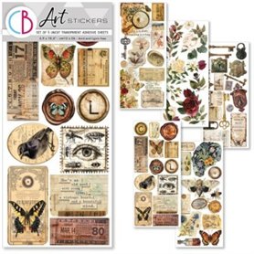 Pegatinas Cabinet of Curiosities Ciao Bella 12x26cm