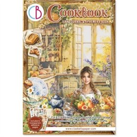Efímeras Junk Journal Cookbook A4 32/Pkg