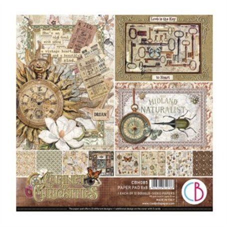 Colección Ciao Bella "Cabinet of curiosities"  Pad 8x8"