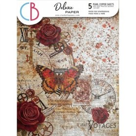 Pack Deluxe Cabinet of Curiosities Pearl y Copper A4 5/Pkg