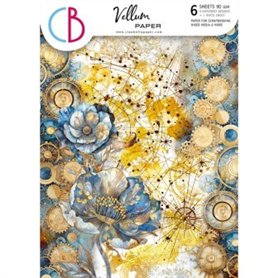 Papel Vellum Celestial A4 6 Hojas