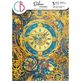 Pack Deluxe Celestial Paper Gold A4 5/Pkg