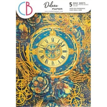 Pack Deluxe Celestial Paper Gold A4 5/Pkg