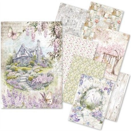 Rice Paper Mixed Secret Garden A5