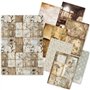 Rice Paper Cabinet of Curiosites A4 MIXED 4/Pkg