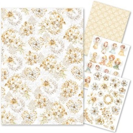 Rice Paper Blessing Day A4 MIXED 4/Pkg