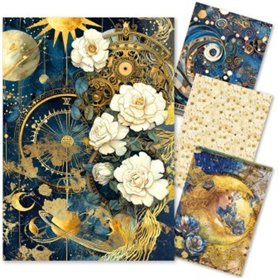 Rice Paper Celestial A4 MIXED 4/Pkg
