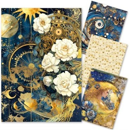 Rice Paper Celestial A4 MIXED 4/Pkg