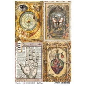 Papel de Arroz  Cabinet Cards A4 