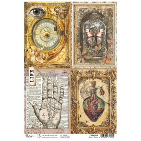 Papel de Arroz  Cabinet Cards A4 