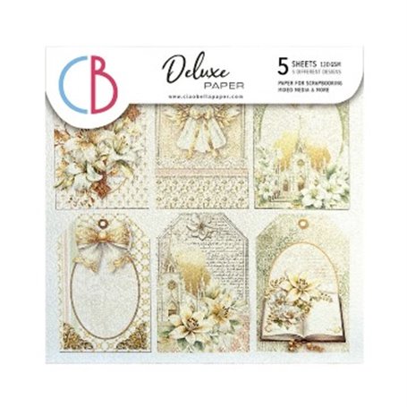 Deluxe Blessing Day Paper Pearl y Copper A4 5/Pkg
