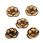 Silueta Amapola 5u. en DM.