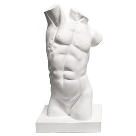 Torso Resina masculino 43,5cm
