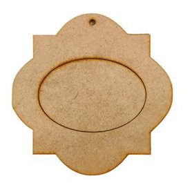 Medallon DM Arabesco Ovalado 15x15cm