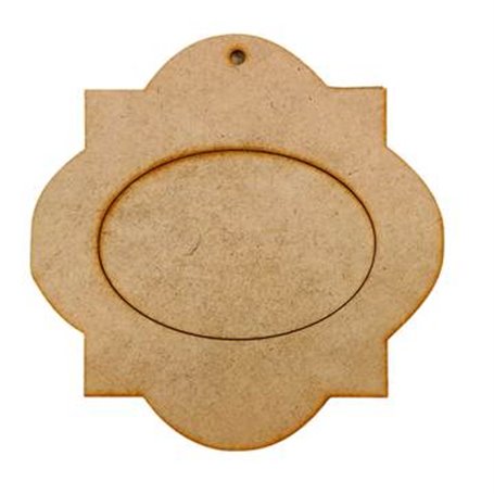 Medallon DM Arabesco Ovalado 15x15cm