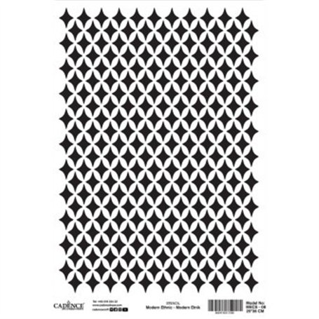 Stencil MODERN ETHNIC 08 25x36cm