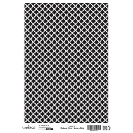 Stencil MODERN ETHNIC 09 25x36cm